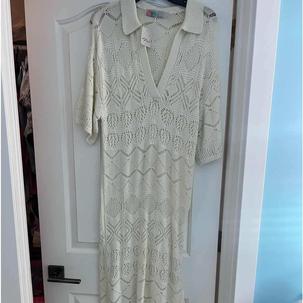Free People crochet dress